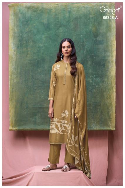 Ganga delissa 5328 silk dress material wholesale in bangalore
